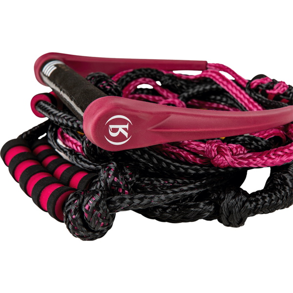2026 Ronix Womens Silicone Stretch Surf Rope With Handle RA-PK-WS-BU4-RE - Merlot